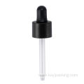 matte plastic rubber head glass dropper